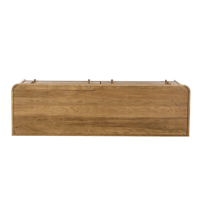 Franny 6 Drawer Dresser-Saddle Brown Veneer, Saddle Brown Veneer