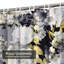 Rideau de douche imperméable à l'eau avec 12 crochets-524798969