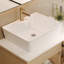 Petit meuble-lavabo flottant simple 31,5 pouces avec lavabo