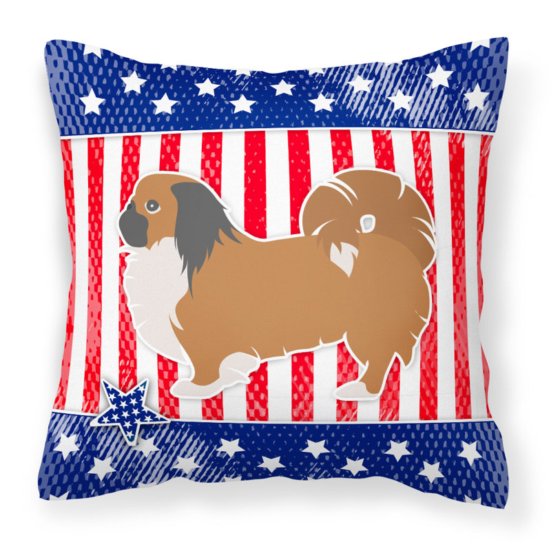 Coussin intérieur/extérieur Patriotic, H 18 po x l 18 po x P 3 po
