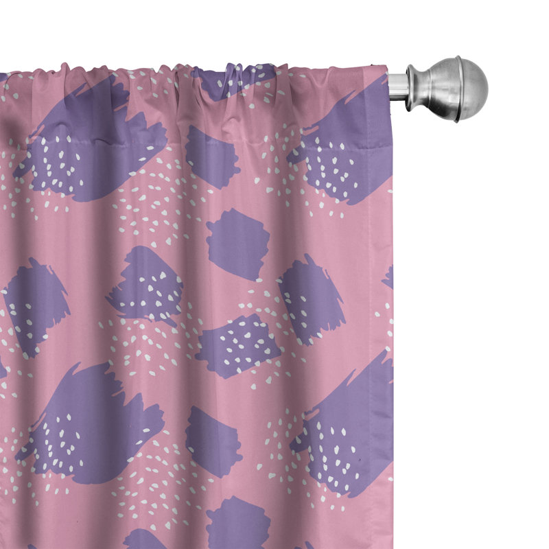 Rideaux 4 panneaux East Urban Home, L 56 po x L 95 po