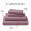 Ensemble de draps en bambou ultra doux - ensemble de 4 pièces - infroissable - feuilles de refroidissement avec poches profondes-648190575-612286665