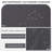 YZ home Outdoor Bench Cushion 4 inches Memory Foam Waterproof Patio Furniture Bench Cushion Porch Swing Cushion with Handle and Adjustable Strap, 48 x 18 Inch Dark Gray-1373331670-1373331672