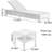 Smooth Rattan Lounge Chair Outdoor Chaise Lounge Set