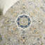 Tapis oriental en laine et coton bleu touffeté à la main Calai-91927571