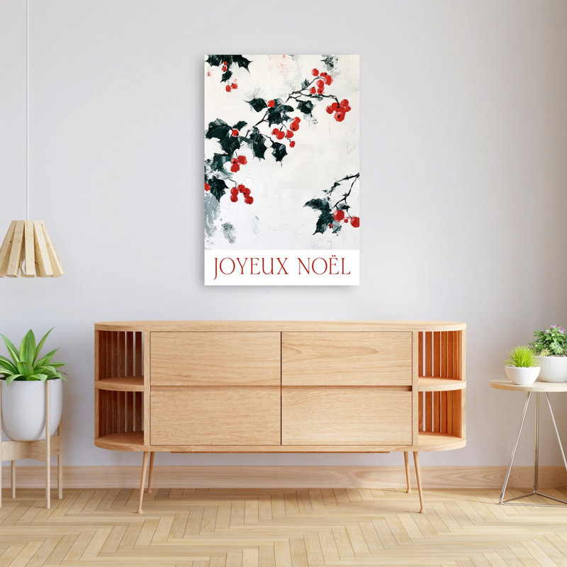 Joyeuxnoelno05, art contemporain abstrait nature, hiver, 48" H x 32" W