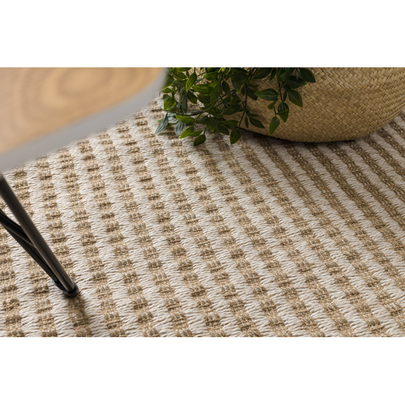 Northfleet Jute / Sisal Flatweave Area Rug, Rectangular 120 x 170cm