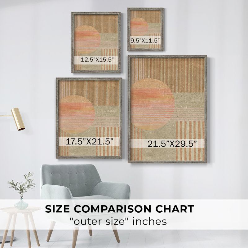 Adobe Sunrise I, reproduction encadrée - bois massif, H 30 po x l 24 po