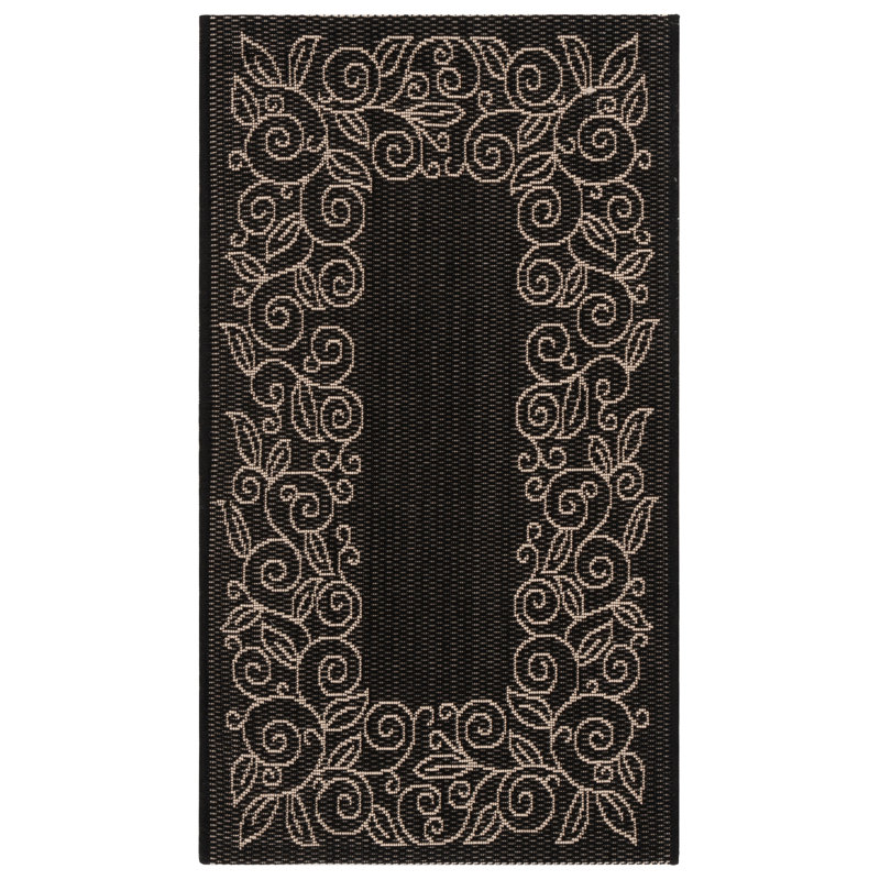 Herefordshire Performance Floral Indoor/Outdoor Area Rug, Rectangle 2' x 3'7"