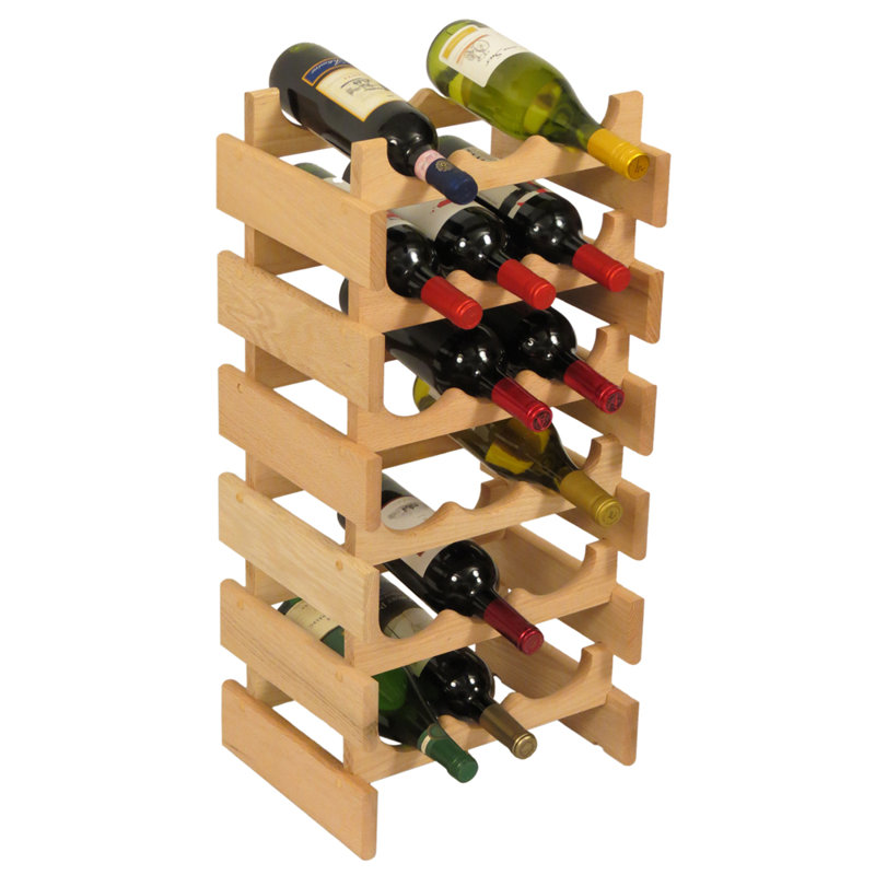 Support à vin Geis, Brut, H 28,375 po x l 14 po x P 10,75 po