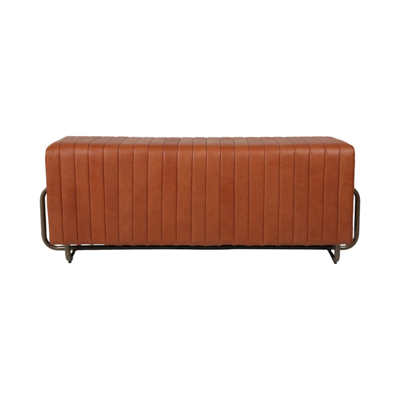 Bowen 60" Felix Real Leather Bench