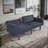 Convertible Futon Sofa Bed Adjustable Back Sleeper Couch