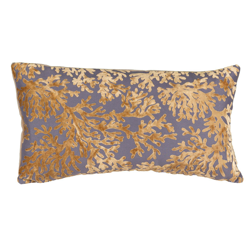 Coral Throw Pillow, 12"H x 24"W