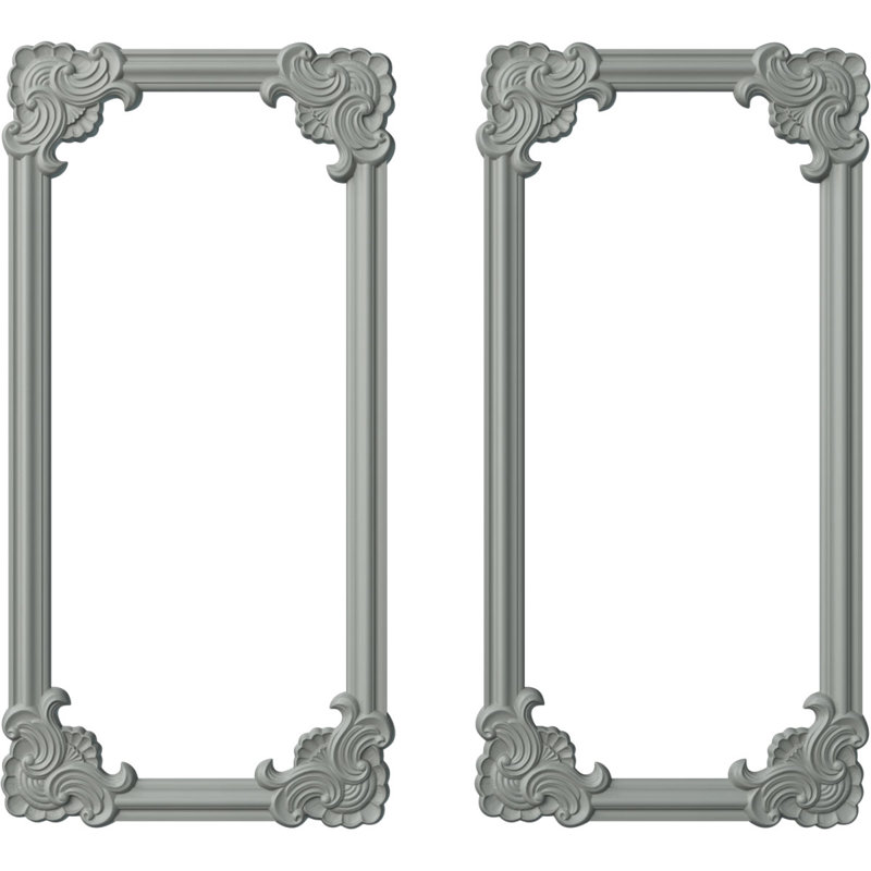 Moulure à panneau Pompéi Ki, L 31 po x H 62 po, Double