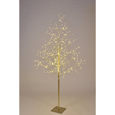 LED Warm Lights Metal Tree 