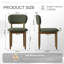 49 cm H Upholstered Fabric Dining Chair-948987367