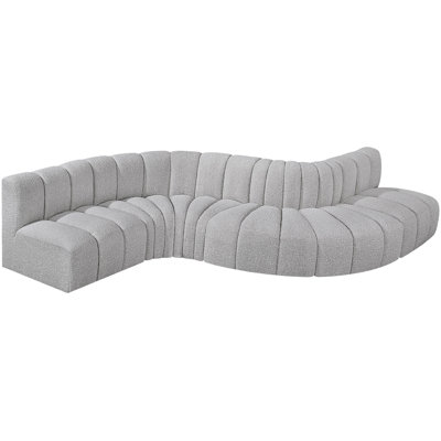 Izelia Upholstered Curved Sectional Reversible