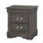1Pc 2-Drawers Nightstand Wooden Bedroom Furniture-1084709125