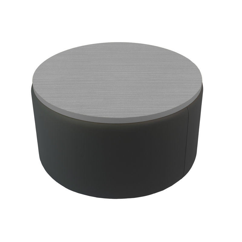 Repose-pieds rond 30 po Pro Series, Noir/gris