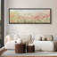 «Abstract Pink Green Botanical», reproduction sur toile encadrée surdimensionnée-111654066-111654064