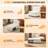 Teddy Fleece Armless Pull Out Sofa Sleeper Chair Pull Out Sofa Bed Space-Saving For Small Spaces-1821484288