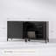 Ensemble de 2 meubles d'appoint ou meuble télé en bois massif Coggins-653562338