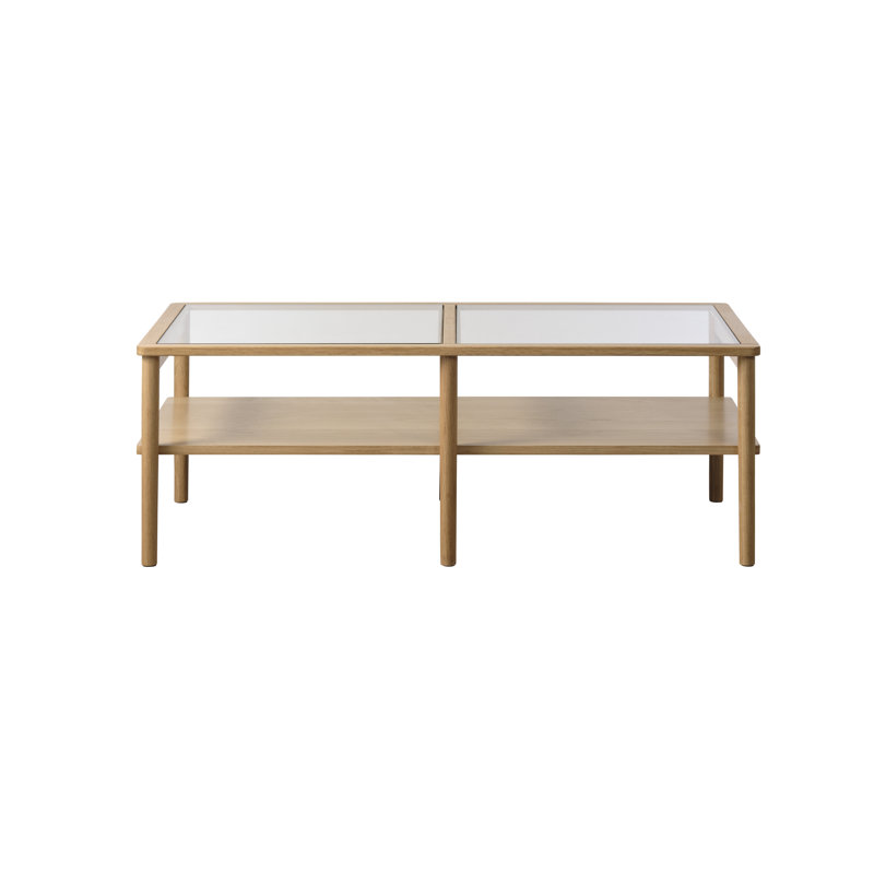 Sadia Four Leg Coffee Table with Storage