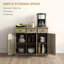 Buffet avec comptoir en bois massif-1197844299