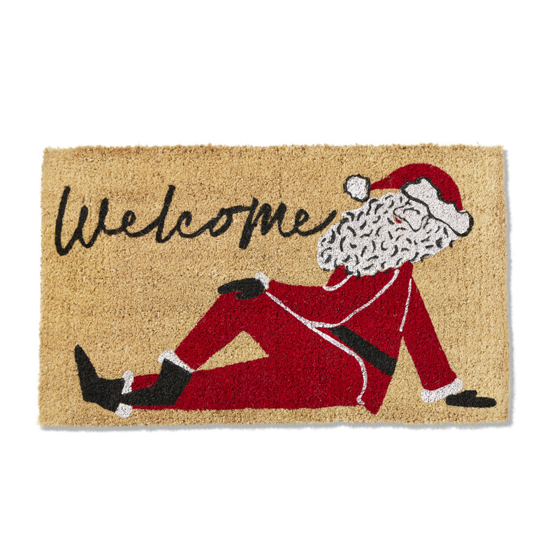 Tapis de Noël en kurland «Welcome Posing»