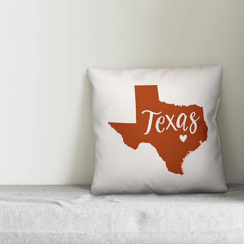 Coussin de la fierté modern texas