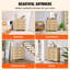 Commode 4 tiroirs en rotin, commode Boho, commode en rotin avec rangement spacieux, commode en rotin naturel