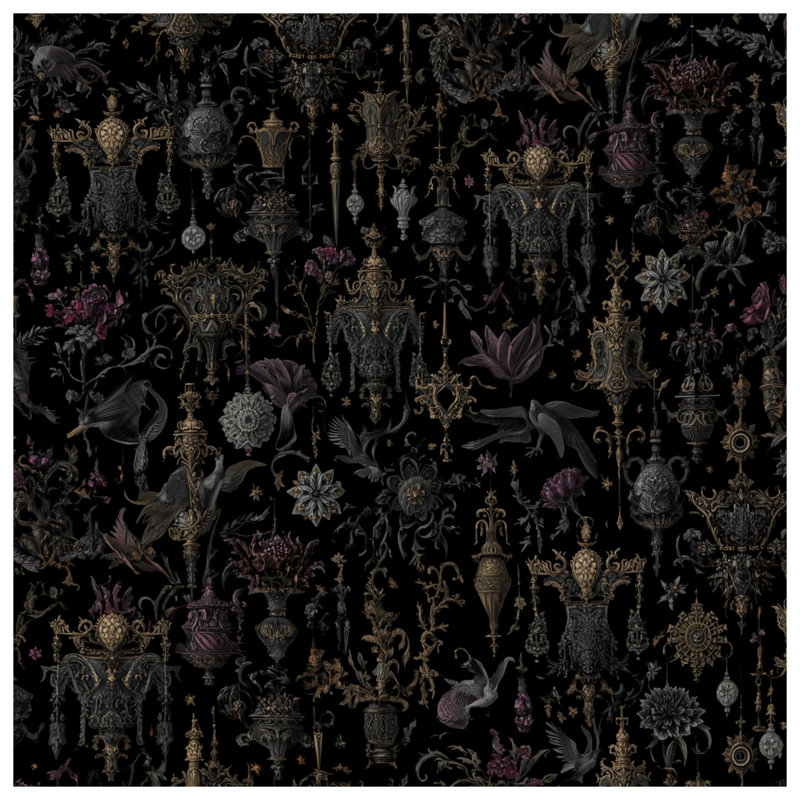 Rideaux de douche Ornate, L 70 po x H 93 po