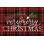 «Vintage Christmas IV Plaid» par Becky Thorns - Art textuel
