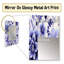 White And Purple Lavender Persian Paisleys - Paisley Mirror Wall Decor-82003246