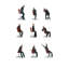 Fauteuil réglable en position assise / debout HœG Capisco-122741263-123277557-123277559