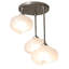Ume Frosted Glass 3-Light Semi Flush Mount-66074643