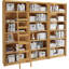 Elona 213cm H x 81cm W Solid Wood Standard Bookcase-1524884181