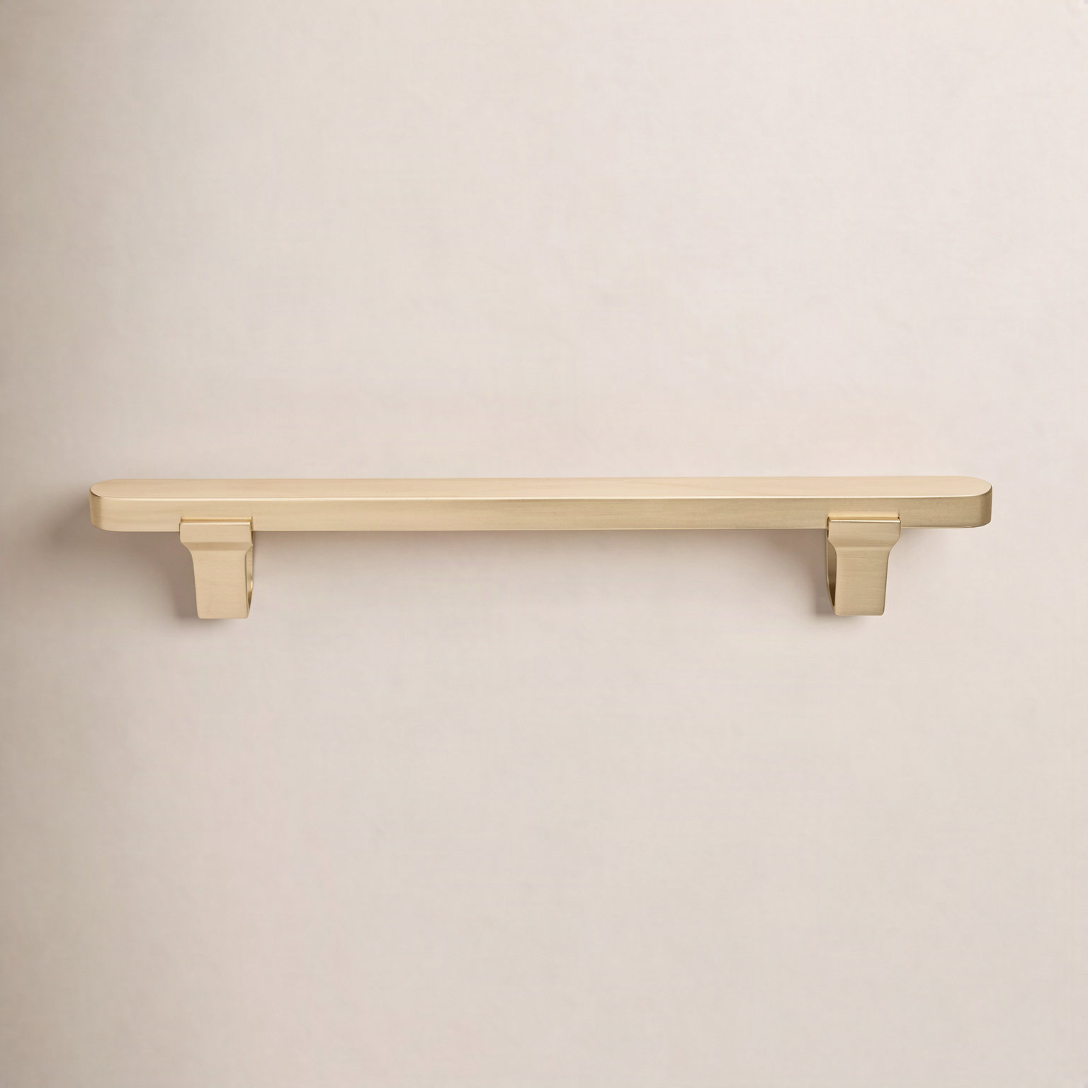 Giana 5" Solid Flat Bar Cabinet Pull, Champagne Gold