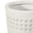 Planter - 9.88"X9.88"X9.88" Lightweight Concrete Antique White Garden Accessory 10"X10"X10" Construction Beauty