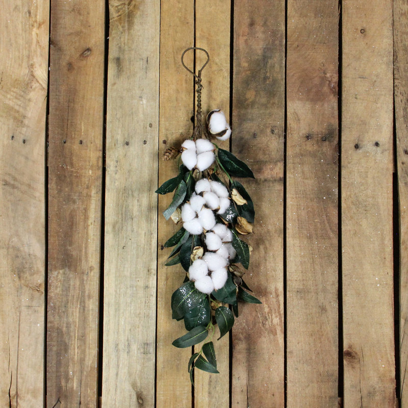 Ornement de Noël en forme de pomme de pin artificielle 21 "- non éclairé
