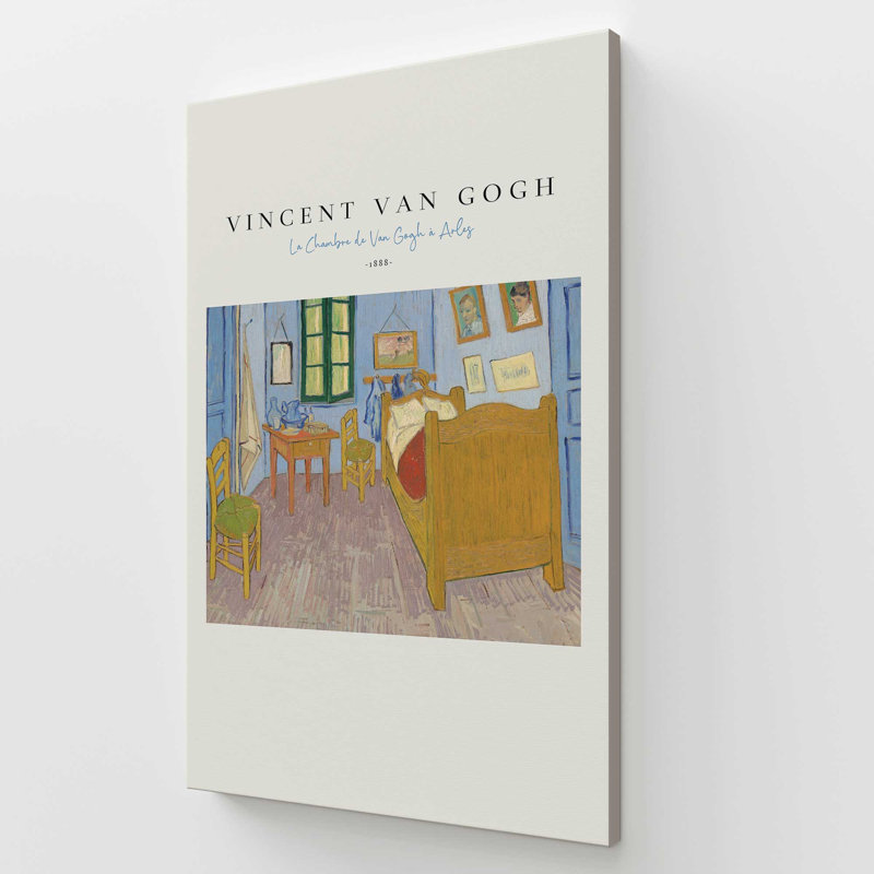 La Chambre v2 de Van Gogh, Toile tendue, H 60 po x l 40 po