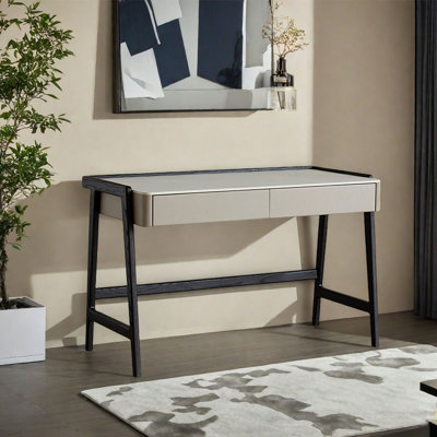 Italian style luxury sintered stone desk