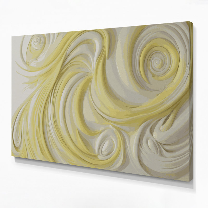 Art mural sur toile Biomorphic Abstraction 45, H 11 po x l 14 po