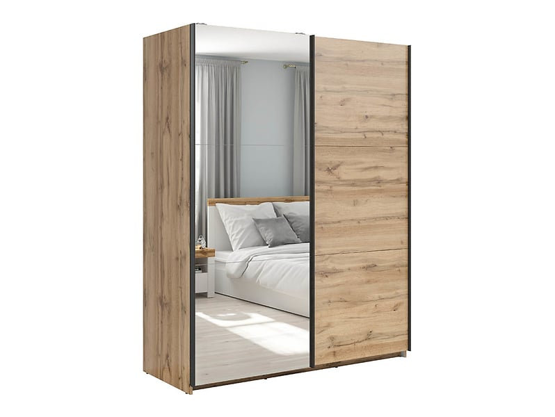 Manufactured Wood Wardrobe, Oak Wotan