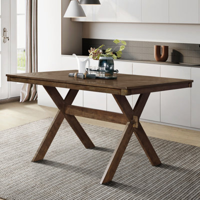 Solid Wood Base Dining Table