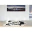 Tapis noir et blanc en imitation de peau de vache Ingham-262460884