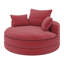 Fauteuil demi-tonneau pivotant, fauteuil rond moderne à 360 degrés-485154457