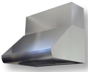 Sirius Range Hoods 48" Stainless Steel 1100 CFM Convertible Wall Range Hood with Baffle Filter