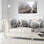 Coussin lombaire imprimé arbres en hiver