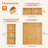 Drawer Organizers 10 Pack(22 Grid) With 12 Inserts, Adjustable Bamboo Wooden Drawer Dividers, Stackable Storage Box For Utensils, Silverware, Makeup, Junk In Kitchen/bathroom/office/vanity